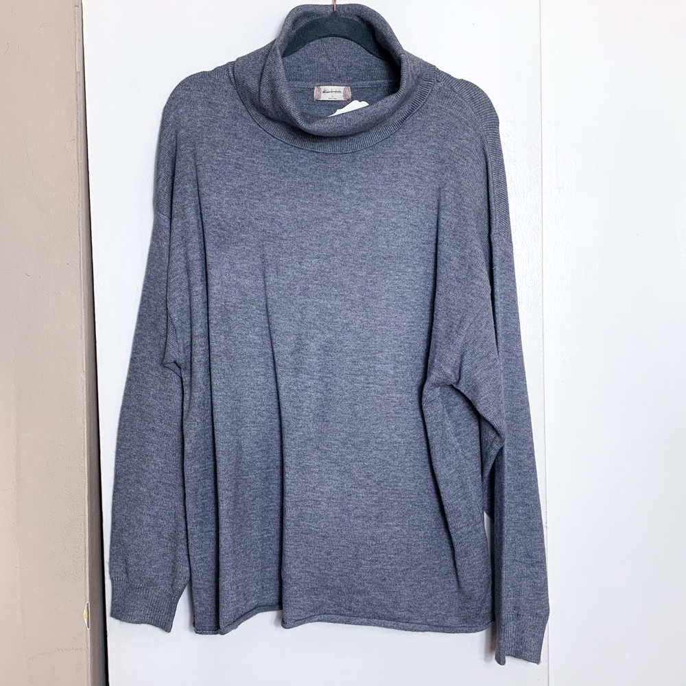 Altar'd State Gray Turtleneck Sweater